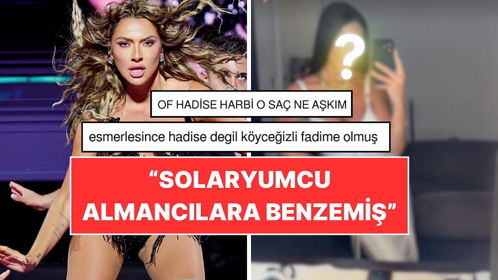 Siyah Saçlarıyla Radikal Değişikliğe Giden Hadise'nin Yeni İmajı Goygoycuların Diline Fena Dolandı!