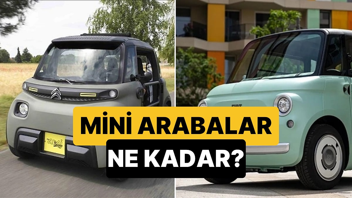 Elektrikli Mini Araba Fiyat Listeleri Temmuz 2025: Citroen Ami, Fiat Topolino, Volta EV1, RKS A1 Güncel Fiyat