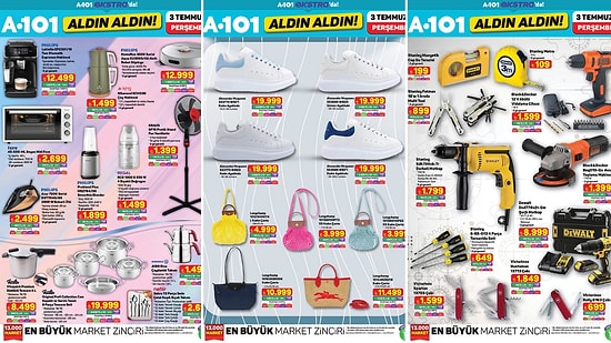 A101'e Alexander McQueen Geliyor! 3 Temmuz 2025 A101 İnternete Özel Aldın Aldın Kataloğu