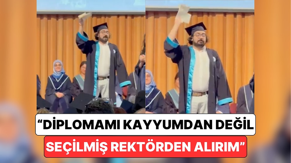 Boğaziçi Üniversitesi'nden Yüksek Onur Derecesi ile Mezun Olan Öğrenci Diplomasını Yırttı