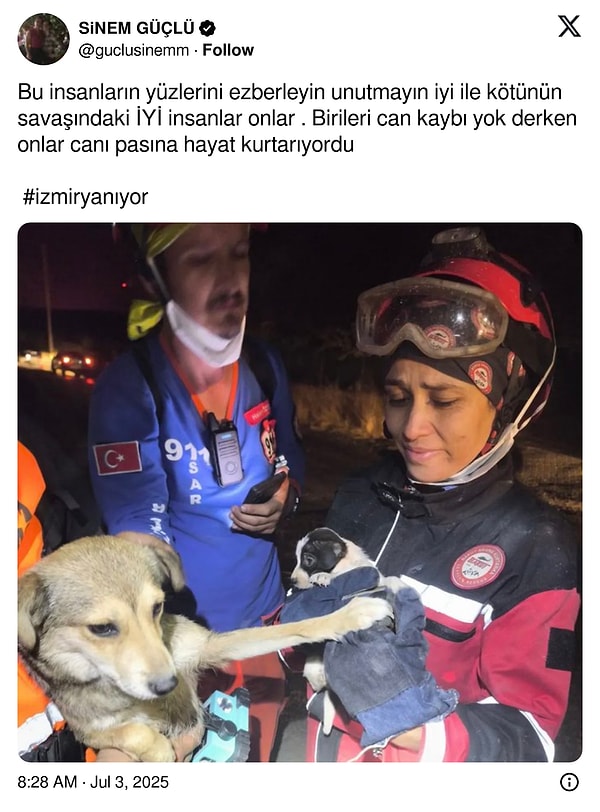 Bugün gördüğümüz belki de tek güzel şeydi "İyi insanlar..." 👇