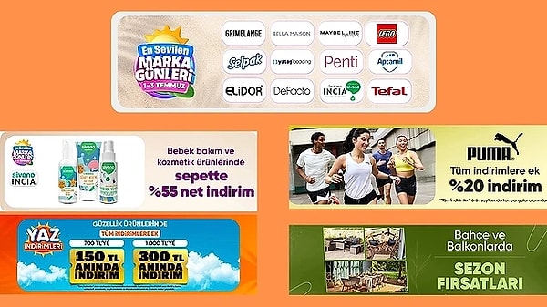Hepsiburada'da öne çıkan ve en çok tıklanan indirim linkleri 👇🏽