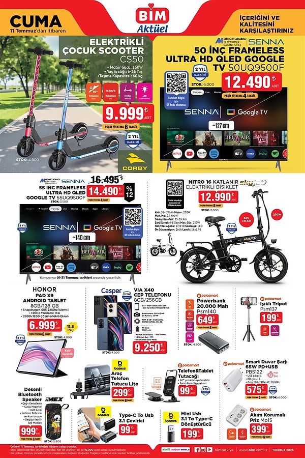 Corby CS50 Çocuk Elektrikli Scooter 9.999 TL
