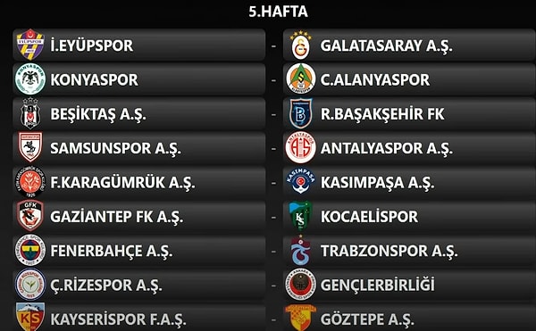5. hafta: