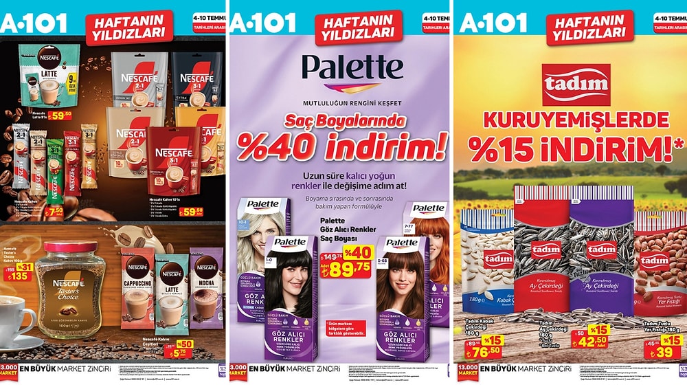 4 - 10 Temmuz 2025 A101 Haftanın Yıldızları Kataloğu