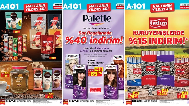 4 - 10 Temmuz 2025 A101 Haftanın Yıldızları Kataloğu