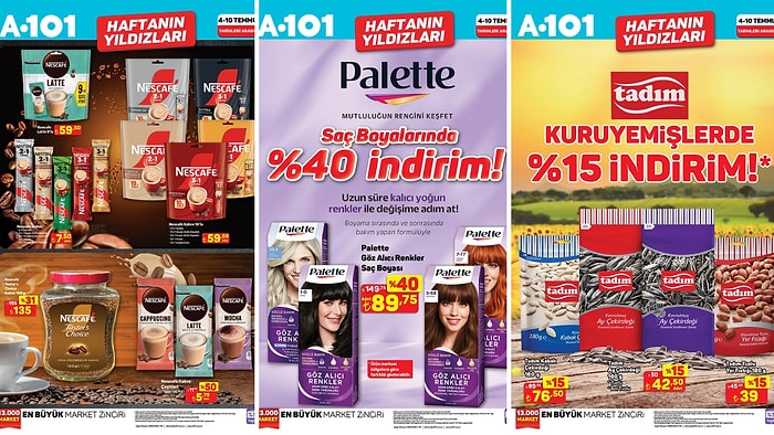 4 - 10 Temmuz 2025 A101 Haftanın Yıldızları Kataloğu