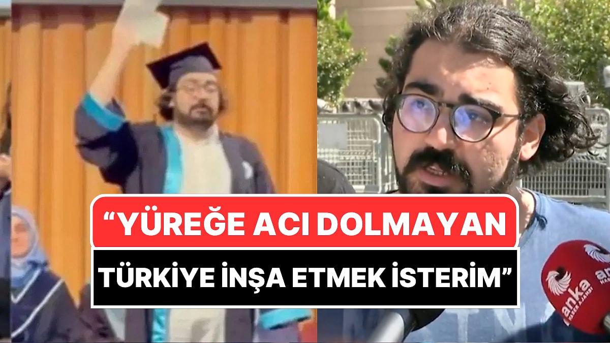Törende Diplomasını Yırtarak Tepki Gösteren Boğaziçili Doruk Dörücü’den Açıklama