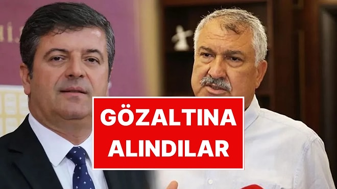 Adana Büyükşehir Belediye Başkanı Zeydan Karalar ve Adıyaman Belediye Başkanı Abdurrahman Tutdere Gözaltında