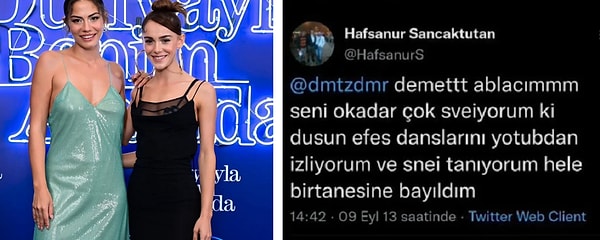 Fakat bu, Hafsanur Sancaktutan’ın ilk “manifest gücü” değil; kendisi geçmişte de benzer bir örnekle sosyal medyada konuşulmuştu.