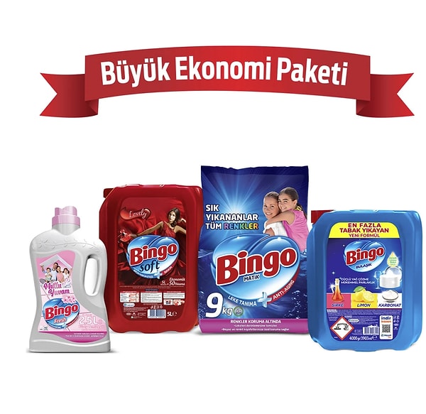 Bingo Büyük Ekonomi Paketi, içeriğiyle tam bir ev yardımcısı!