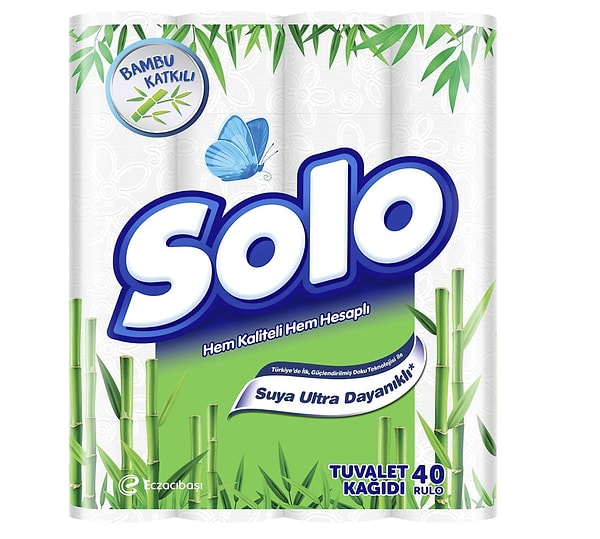 SOLO Bambu Katkılı Tuvalet Kağıdı 40’lı
