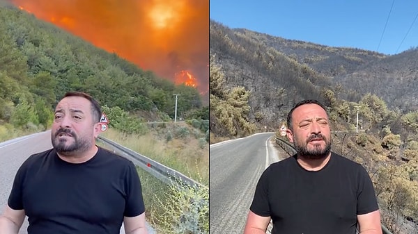 "Bu büyük felakette canlarımızı yitirdik, ormanlarımız kül oldu, evlerimiz yandı."