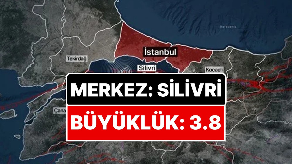 İstanbul'da Hissedilen Deprem Meydana Geldi! AFAD Depremin Büyüklüğünü ve Merkezini Açıkladı