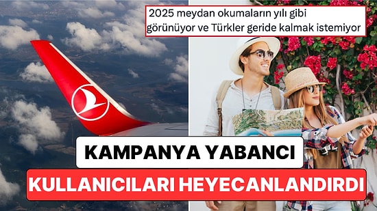 "6 Kıtaya Uç 1 Milyon Mil Kazan": Türk Hava Yolları'nın Mil Kampanyası Yabancı Kullanıcıları Heyecanlandırdı