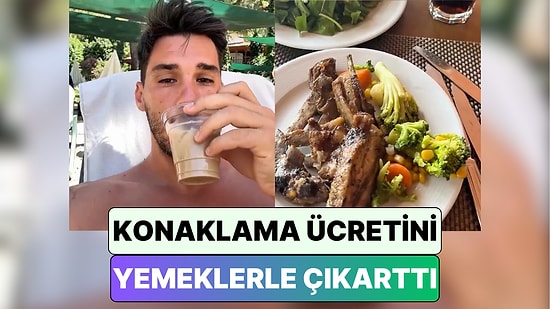 Bir İçerik Üreticisi Her Şey Dahil Otelde Günlük Ücreti Yediği Yemeklerle Çıkarmaya Çalıştı