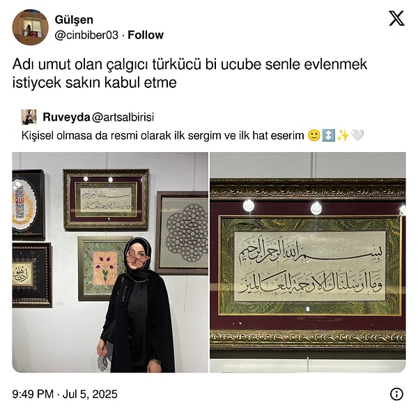 Annen de yırtacak hep bu çalışmalarını, dikkat et.