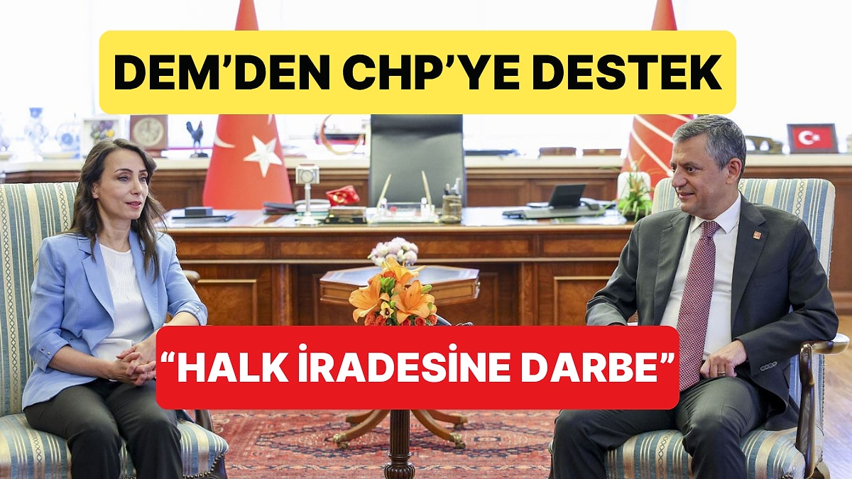 DEM Parti Eş Genel Başkanı Tülay Hatimoğulları, CHP&apos;ye Destek Ziyaretinde Bulundu