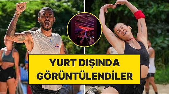 Yasak Aşk İddialarını Yalanlamışlardı: Survivor Efecan ve Yağmur Yurt Dışında Bir Barda Birlikte Görüntülendi!