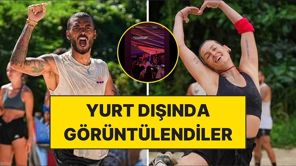 Yasak Aşk İddialarını Yalanlamışlardı: Survivor Efecan ve Yağmur Yurt Dışında Bir Barda Birlikte Görüntülendi!