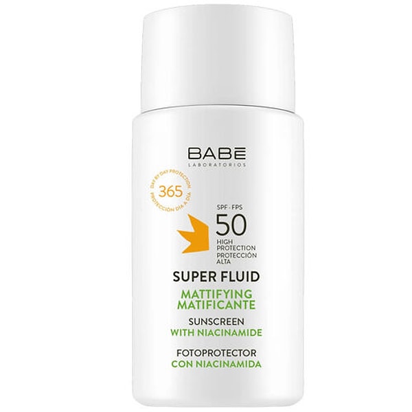 6. Babe Super Fluid Sunscreen Mattifying
