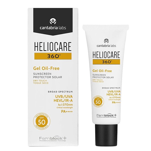 7. Heliocare 360 Yağsız SPF+50 Jel Güneş Koruyucu 50 ml