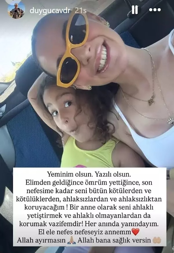 Ancak eski eş bu kez bambaşka bir mesajla gündeme geldi.