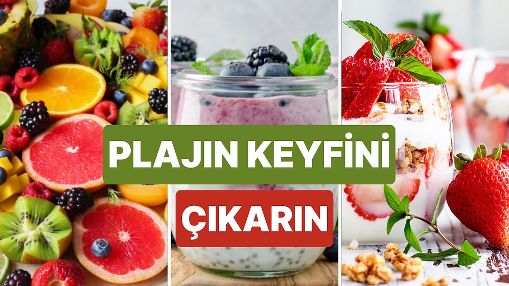 Güneşlenirken Ağır Yemek Yiyemeyenlere: Plajda Serinletecek Sağlıklı Yiyecekler Listesi Yapıyoruz!