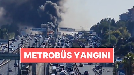 Araç Alev Aldı: İstanbul Bakırköy’de Metrobüs Yangını