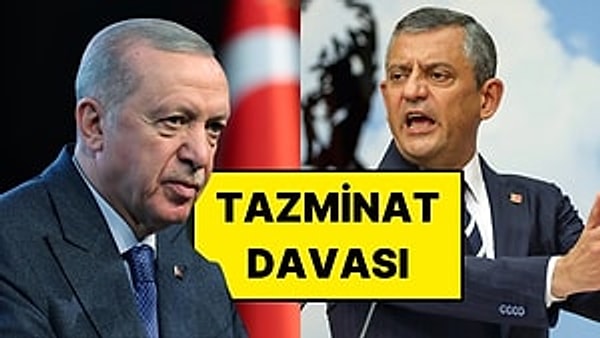 Cumhurbaşkanı Erdoğan, tazminat davası açtı.