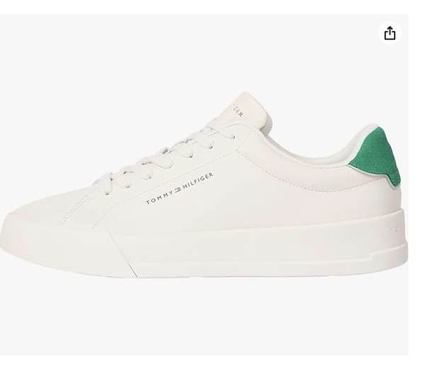 Tommy Hilfiger TH COURT LTH DETAIL ESS Spor Ayakkabı