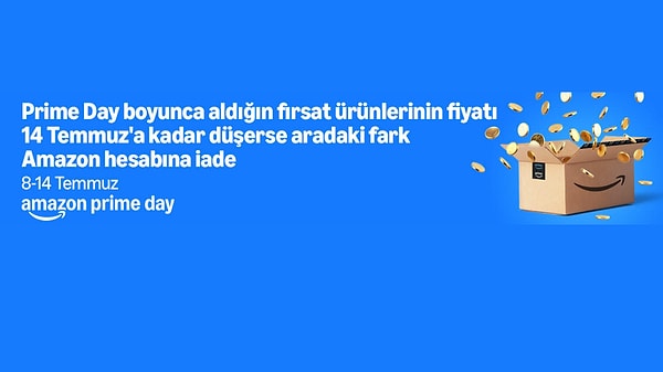 8 Temmuz tarihinde başlayan ''Amazon Prime Day'' 14 Temmuz tarihine kadar sürecek.