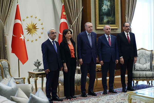 DEM Parti, Cumhurbaşkanı Erdoğan ile görüştü.