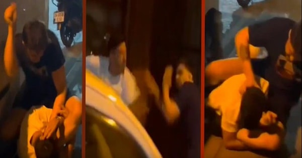 Sosyal medya dün gece iki fenomenin sokak ortasındaki yumruklu kavgasına şahit oldu.