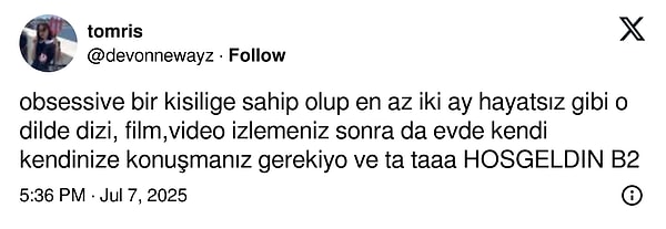 "Evde kendi kendinize konuşun"