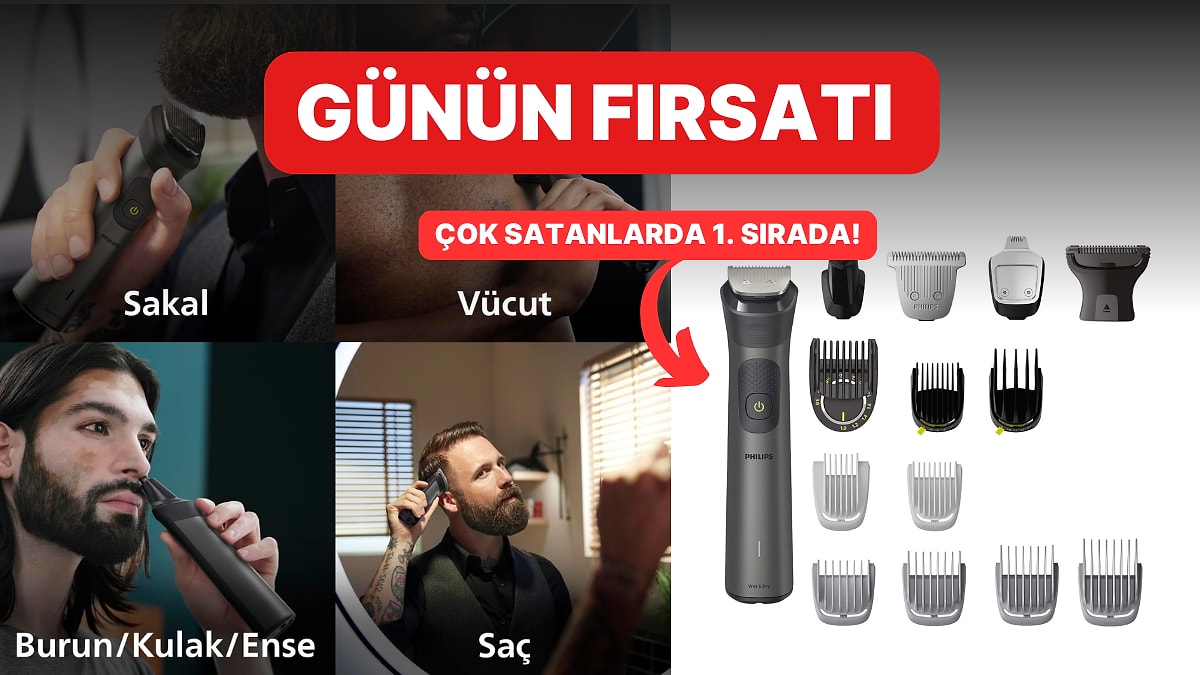 Günün Fırsatı: Philips 15&apos;i 1 Arada Erkek Bakım Seti İndirimde!