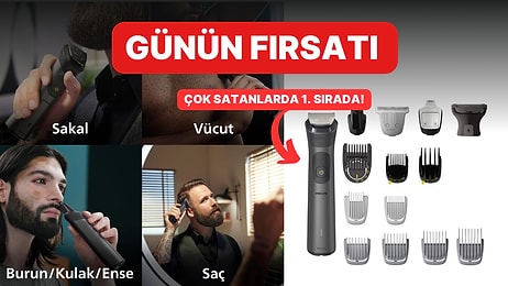 Günün Fırsatı: Philips 15'i 1 Arada Erkek Bakım Seti İndirimde!