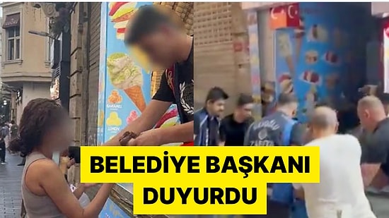 Görüntüler Tepki Çekmişti! Külah Oyunuyla Müşterilerini Taciz Eden Dondurmacı Mühürlendi