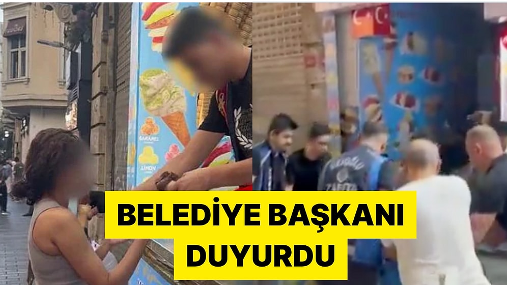 Görüntüler Tepki Çekmişti! Külah Oyunuyla Müşterilerini Taciz Eden Dondurmacı Mühürlendi