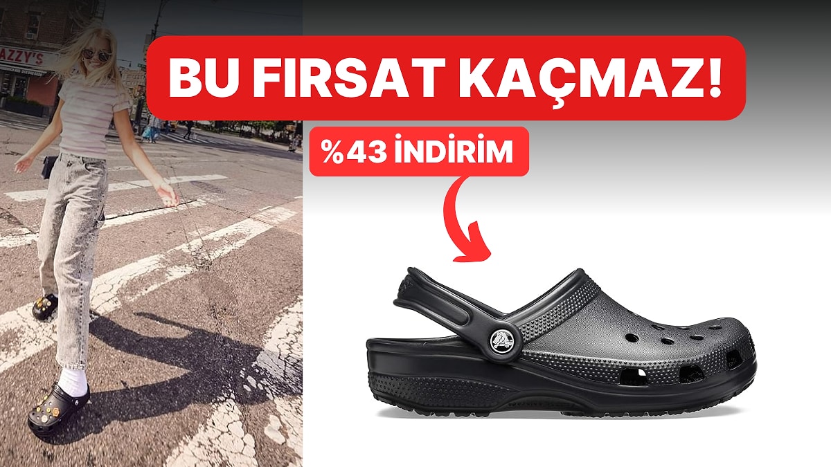 Günün Fırsatı: En Çok Tercih Edilen Crocs Classic Terlik İndirimde!