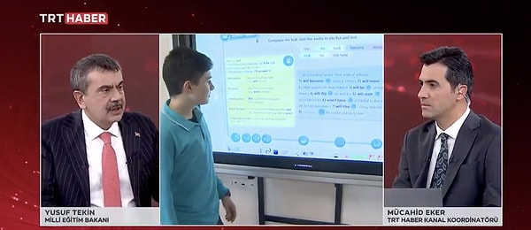 Tekin TRT Haber'e konuk olduğu yayında da farklı formüllerden bahsetti.