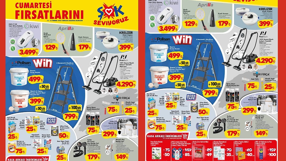 ŞOK'a Cam Silme Robotu Geliyor! 12 Temmuz 2025 ŞOK Aktüel Ürünler Kataloğu