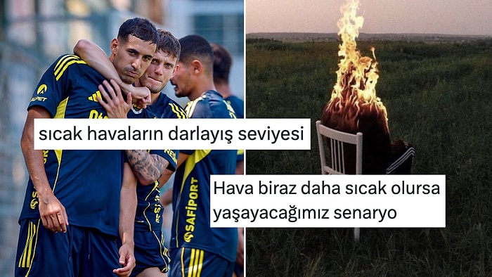 Sıcaklık Rekoru Kırılan Günde Mizahıyla da Kırıp Geçiren X Ahalisi