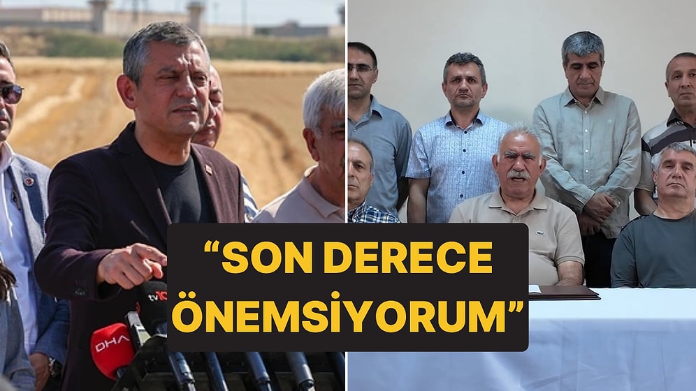 Özgür Özel, Abdullah Öcalan'ın Çağrısını Değerlendirdi: "Son Derece Önemsiyorum"