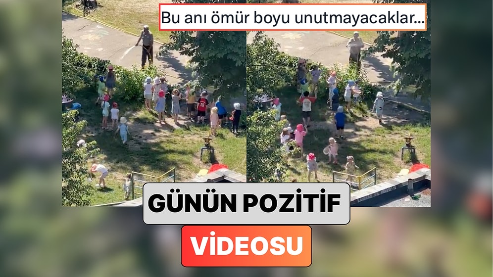 Bahçe Sularken Çocukların "Bizi de Islatır mısın?" Ricasını Kırmayan Amcanın Yarattığı Neşe Kalpleri Isıttı