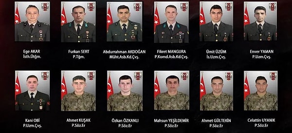 12 askerimizin metan gazı zehirlenmesi nedeniyle şehit düşmesi ile ilgili Milli Savunma Bakanlığı’ndan açıklama geldi.