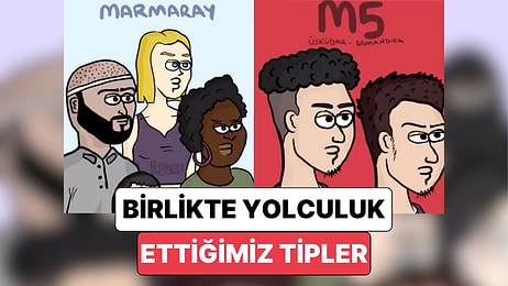 Bir Çoğu Tanıdık Gelecek: Bir Karikatürist İstanbul’daki Ulaşım Araçlarına Göre Yolcu Tiplemelerini Çizdi