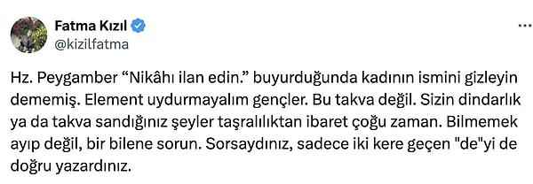 Bazı tepkiler de şu şekilde;