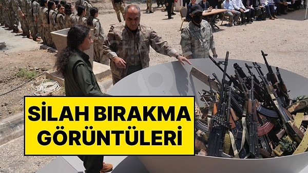Terörsüz Türkiye'de Büyük Gün: PKK'nın Silah Bırakmasından İlk Görüntüler Geldi