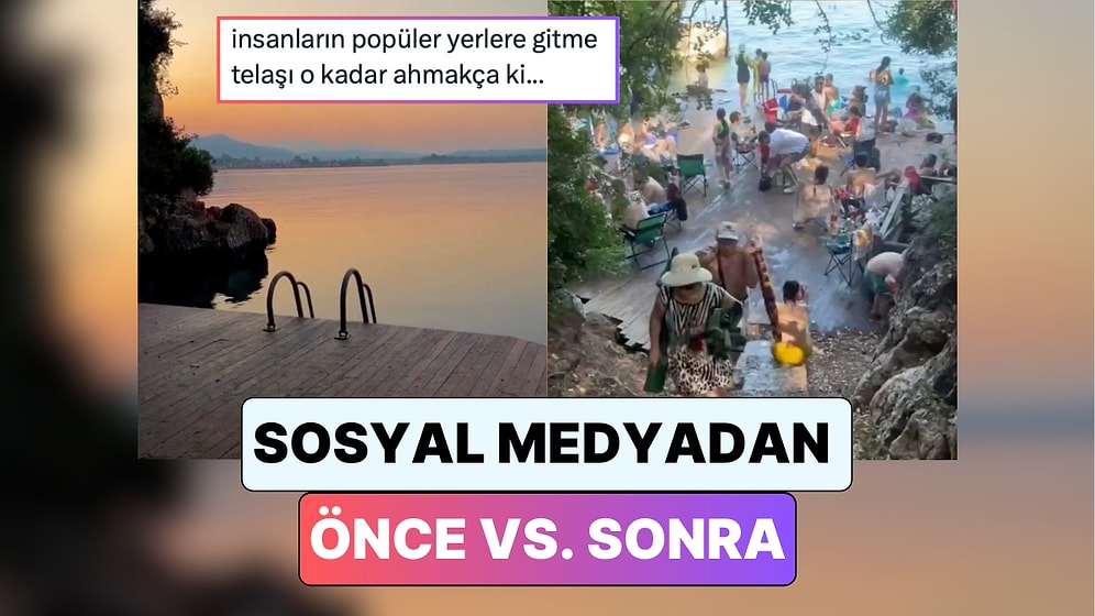 Bir Sosyal Medya Kullanıcısı Muğla, Akyaka'nın Sosyal Medyanın Etkisiyle Geldiği Hali Paylaştı